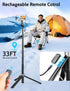 Victiv 68" Magnetic Tripod for iPhone Magsafe, Phone Tripod & Selfie Stick with Rechargeable Remote