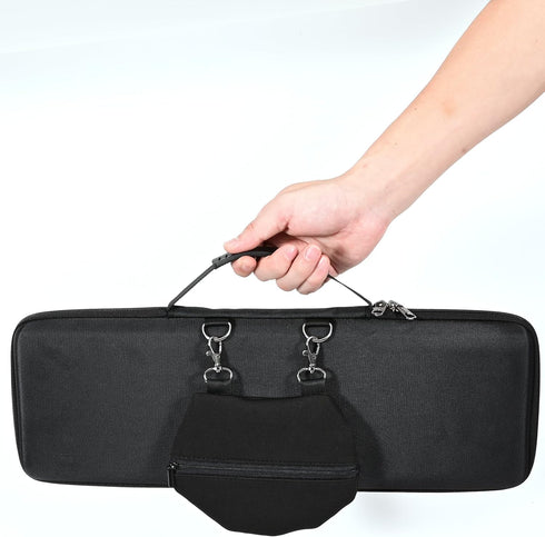 RAIACE Hard Storage Case for Logitech MX Keys S/MX Keys Advanced Wireless Keyboard (Case Only) - Black