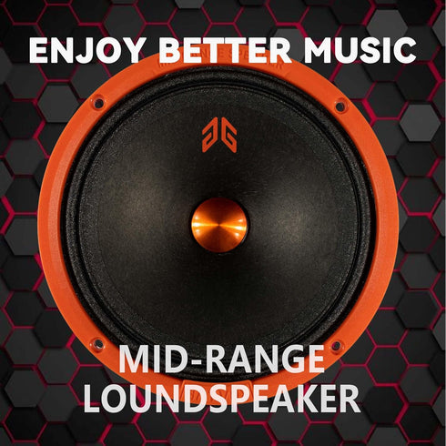 MX65P1 Loudspeaker 6.5 Inch Midrange 200 Watts 4 Ohms, Premium Quality Audio Door Speakers for Car or Truck