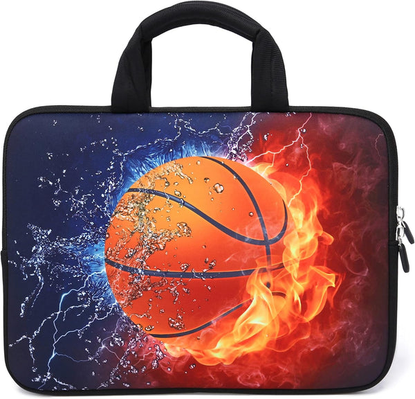 14 15 15.4 15.6 inch Laptop Handle Bag, Neoprene Cover Soft Carrying Travel Case for Dell Lenovo Toshiba HP (Cool