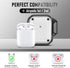 Maxjoy AirPods 2nd Generation Case with Cleaner Kit, Magnetic, Drop-Proof, Wear-Resistant, White Cover for Men and Women