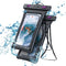 STATIK MarCase Waterproof Phone Pouch, Certified Waterproof Case with Lanyard, Bag for Phones up to 7", Protect Travel