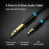VENTION 3.5mm to 6.35mm Cable, 1/4" to 1/8" Adapter Male to Male TRS Stereo Audio Aux Jack Cable, 6FT
