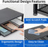 Small Laptop Stand for Desk, Monitor Stand Riser, Desk Organizer for Office Organization, Office Desk Accessories