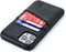Dockem M2 Exec Wallet Case for iPhone 11 Pro, Black Synthetic Leather, 2 Credit Card Holders, Metal Plate