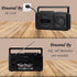G Keni Cassette Casette Portable Player Boombox AM/FM Radio Stereo, Tape Player Recorder with Earphone Jack Battery