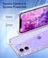 MIODIK Clear Glitter iPhone 12 & 12 Pro Case, Shockproof Slim Cover with Stand, Non-Slip, 6.1 Inch - Sparkle Clear