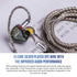 2m 16 2Pin) Linsoul Tripowin Zonie IEM Cable, Long Earbud Cord, Core Silver Plated Earphone Cable, in Ear Monitor Wire