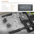 Universal TV Stand - Table Top Stand for 27-60 inch LCD LED TVs, 9 Level Height Adjustable Base
