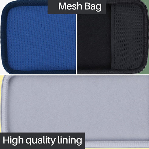 Hard Carry Case for Logitech Pebble Keys 2 Combo K380s K380 Wireless Keyboard + M350 Pebble Mouse (Black Case)