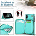 Asuwish Phone Case for iPhone Xs Max Wallet Cover with Tempered Glass Screen Protector and Zipper Card Holder