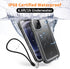 Cozycase Waterproof Case for iPhone 12 Pro Max - Built-in Screen Protector, Shockproof Full Body Cover (Black)