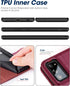 OCASE Compatible with Samsung Galaxy S20 FE 5G Case - PU Leather Flip Wallet with Card Holders, Stand, Tempered Glass