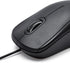 Amazon Basics 3-Button 1000 6-foot USB Wired Mouse with Precision Scroll Wheel, DPI, Ergonomic Grip, Plug and Play