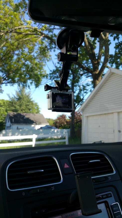 Sametop Suction Cup Mount Compatible with GoPro Hero Cameras - Perfect for Car Windshield