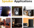 28" 54" x Speaker Grill Cloth, Stereo Grill Mesh Fabric, Abrasion Resistant for Replacement Home Speaker Stage Audio