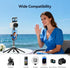 Fourpillars 54" 2 1 Magnetic Phone Tripod, Portable Selfie Stick Tripod for iPhone Magsafe with Rechargeable Remote