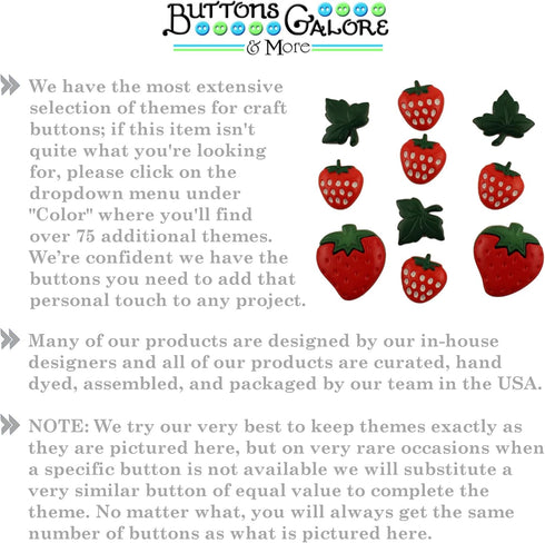 Buttons Galore and More Novelty Buttons Collection for DIY Crafts, Scrapbooking, Sewing, and Cardmaking