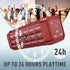 BUGANI 100ft 24H Bluetooth Speaker Portable Wireless Speaker, Wireless Range, Louder Volume, Stereo Sound, Amazing Bass