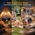 wocdwocd 45mm 16W, 3600mAh 20H IP45 Cute Cartoon Bluetooth Speaker with LED Night Light, Dual Stereo Rechargeable, Long