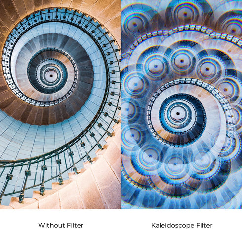 K&F Concept 67mm Kaleidoscope Filter, Special Effects Prism Glass for Camera Lens