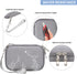 Hard Carrying Case for Canon Ivy 2 Mini Photo Printer, Wireless Bluetooth Portable Printer, Grey with Mesh Pocket