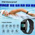 Fitpolo Fitness Tracker with Heart Rate Monitor, Smart Watch, 1.8 inches Color Touch Screen, IP68 Waterproof