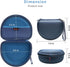XANAD Hard Travel Case for JBL Tune 510BT/520BT/760NC/660BTNC/710BT/Live 460NC Bluetooth Headphones (Blue)