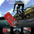 ADDIT for iPhone 12 Case, iPhone 12 Pro Case, Military Grade Heavy Duty Protection with Kickstand Ring, Red
