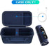 BOVKE Carrying Case Compatible with Blue Tees Golf Player+ GPS Speaker with Touch Screen Display, Portable Golf GPS Speaker Holder with Extra Space for Charging Cables, Navy