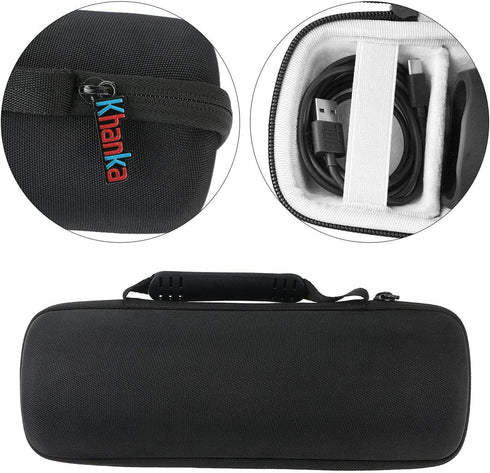 khanka Hard Travel Case + Silicone Replacement for JBL FLIP5 Flip 5 Portable Bluetooth Speaker