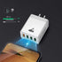 Aioneus 40W 4-Port USB Wall Charger, Fast Charging Block for iPhone 15, Samsung, Android Phones