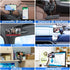 Car Phone Holder, Multifunction Car Dashboard Holder Rearview Mirror with 360° Adjustable Spring Clip, Suitable for 3
