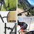 Double Clamp Mount Bracket Magic Arm with 1/4" Screw, Double Camera Clamp for Umbrella, Light Stand, Bike, Photography