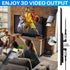 25 4K 4K@60Hz 2160p 1080p 2.2 3D 25 2 25FT Flat HDMI Cable Feet, HDMI High Speed Braided Cord, Pure Copper, Supports