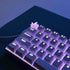 TRENDY WHIMSY Custom Mechanical Keyboard Keycaps Green Leaf Design , PBT Dye-Sub, Cherry MX Compatible, Unique Limited