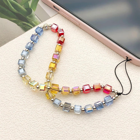 MOTOFITOOL Beaded Camera Wrist Strap Cute Digital Camera Charm Lanyard Phone Chain Keychain Beaded Phone Lanyard Bag