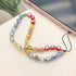 MOTOFITOOL Beaded Camera Wrist Strap Cute Digital Camera Charm Lanyard Phone Chain Keychain Beaded Phone Lanyard Bag