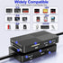 SHOWAIST 8 1 3 2.0 Memory Stick Pro Duo Reader Adapter, in SD/MS/TF/CF/XD Card Reader with USB Ports, L-ightning+USB