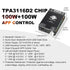 1002S 2.0 Bluetooth Amplifier Board, Dual TPA3116D2 Chips, 100W+100W Power Output