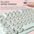 Ivaso 128 Full Keyboard Keys Riser for Long Nails Typing and Gaming, Pcs Self-Adhesive Symbolic and Alphanumeric
