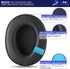 Premium WH-H900N & MDR-100ABN Ear Pads Cushions for Sony Headphones (Black) | Protein Leather, High-Density Foam,