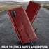 MONASAY Wallet Case for Galaxy Note 10+ Plus, 6.8 inch Flip Folio Leather Cell Phone Cover with RFID Blocking, Burgundy