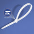 URBEST 100 Pcs 4 Inch Self Locking Nylon Zip Ties, Cable Fasten Wrap (White)