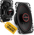 DS18 G4.6Xi GEN-X 4x6 2-Way Coaxial Speakers, 135 Watts Max Power, 45 Watts RMS, 4-Ohm Mylar Dome Tweeters, 2 Speakers