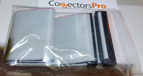 PC Accessories 24 Inches 3 Female Connectors IDC 2x25 50P SCSI Internal Flat Ribbon Cable