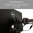HumanCentric VESA Mount Adapter Bracket Compatible with Dell ST-Series Monitors ST2420L, ST2421L/LB, ST2220M/LC,