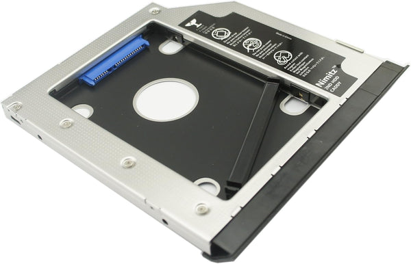Nimitz 2nd HDD SSD Hard Drive Caddy Adapter for Dell E6430 E6530 E6420 E6520 E6320 E6330