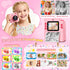 Yunaking 3-12 3 4 5 6 7 8 9 10 32G Gift for Girls Kids Camera: Instant Print Dual Lens Digital Camera Toys for Girl