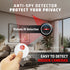 Hidden Camera Detectors SpyFinderX, Portable Pocket Sized Spy Camera Finder for Hotel, Travel, Office